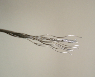 Frayed